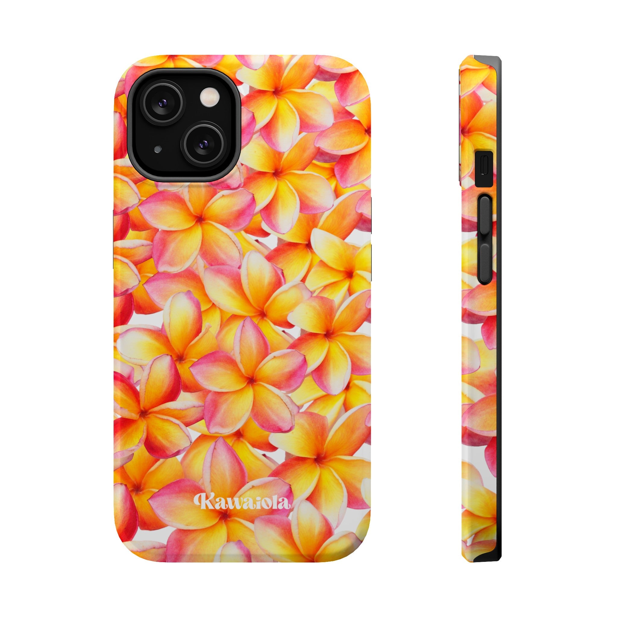 White Plumeria MagSafe Tough Phone Case Kawaiola