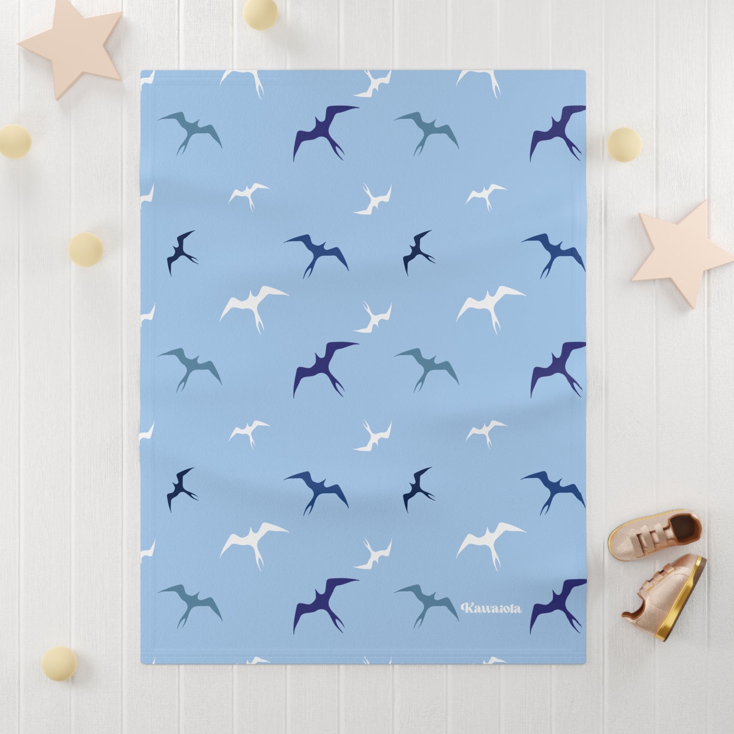 'I'iwi Soft Fleece Baby Blanket