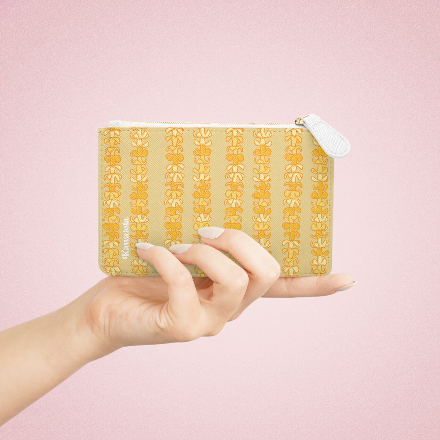 Golden Puakenikeni Lei Mini Clutch