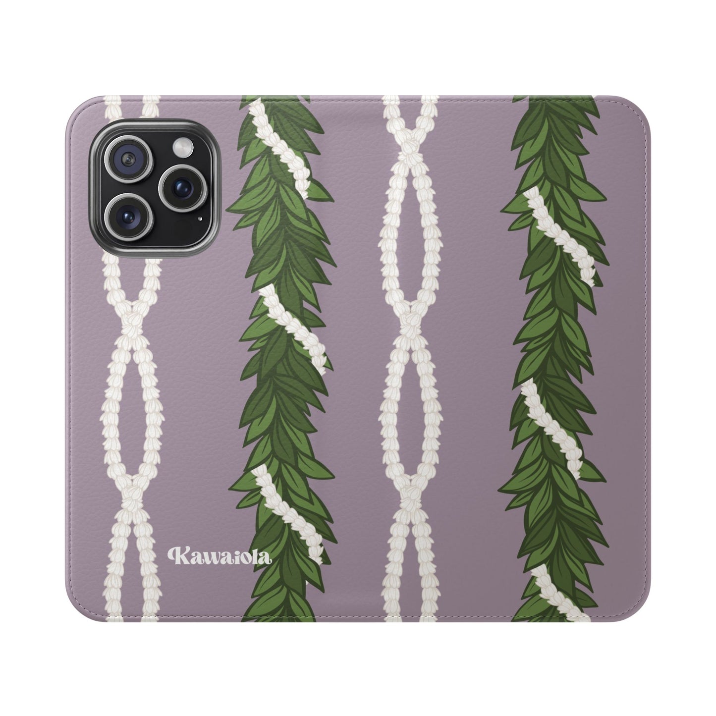 Maile & Pīkake Flip Case