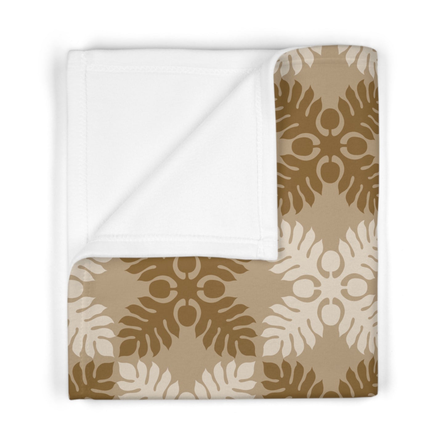 Ulu Quilt Pattern Soft Fleece Baby Blanket