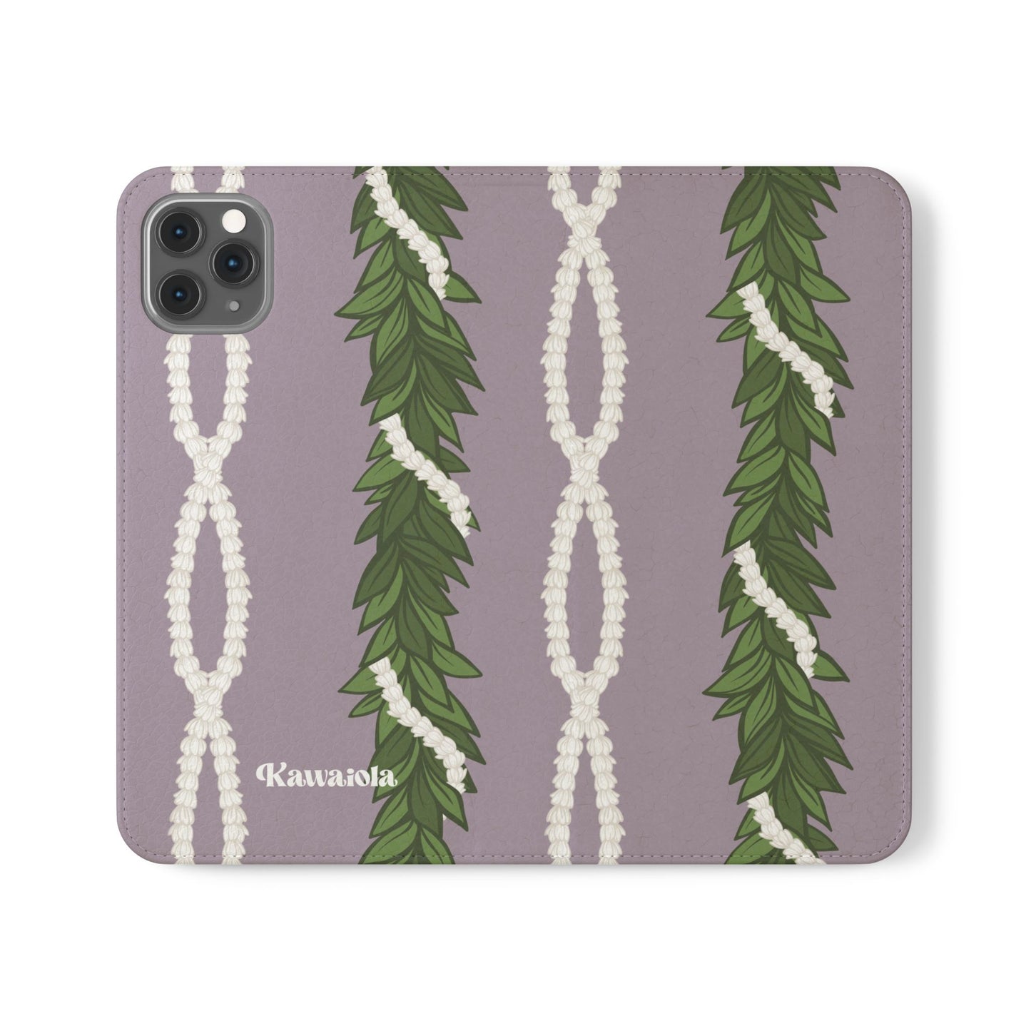 Maile & Pīkake Flip Case